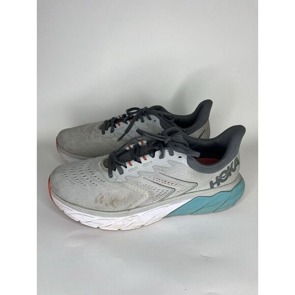 Hoka One One Arahi 5 Shoes Sneakers Men Size 10.5D Gray Synthetic - Picture 8 of 15